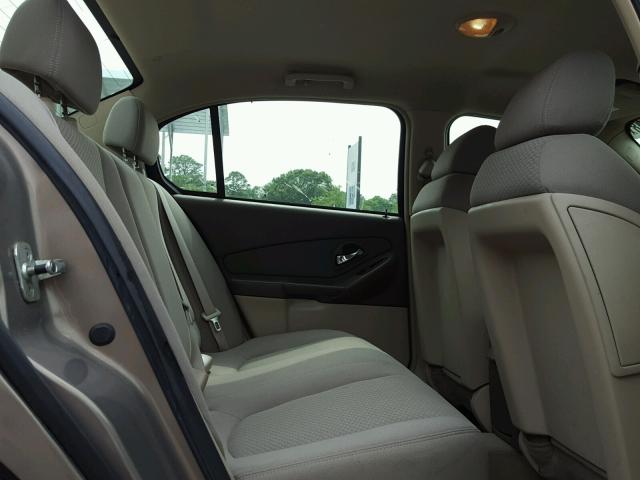 1G1ZS57F47F285021 - 2007 CHEVROLET MALIBU LS BROWN photo 6