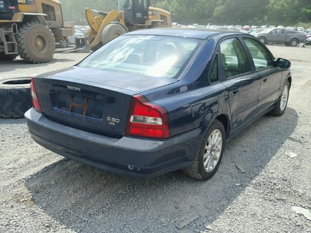 YV1TS97D1X1057083 - 1999 VOLVO S80 BLUE photo 4