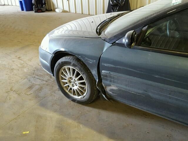 1C3EL45R16N260404 - 2006 CHRYSLER SEBRING GREEN photo 9