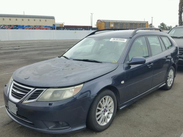 YS3FB59Y681134388 - 2008 SAAB 9-3 2.0T BLUE photo 2