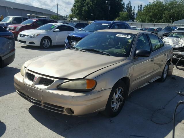 1G2NF52E74M558456 - 2004 PONTIAC GRAND AM S GOLD photo 2