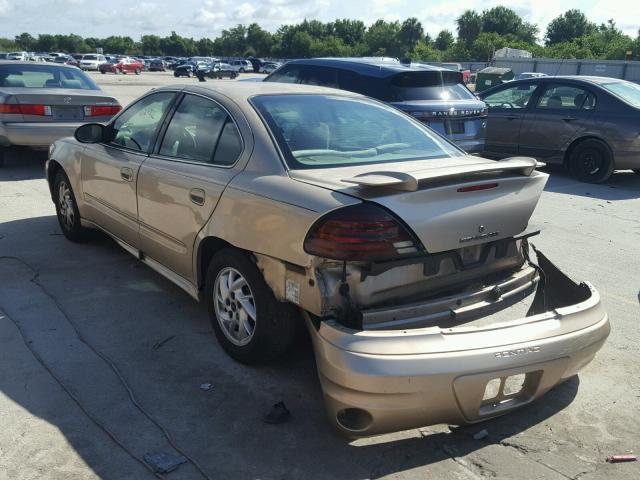 1G2NF52E74M558456 - 2004 PONTIAC GRAND AM S Qızıl foto 3