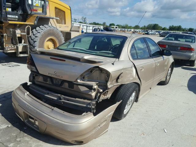 1G2NF52E74M558456 - 2004 PONTIAC GRAND AM S Qızıl foto 4