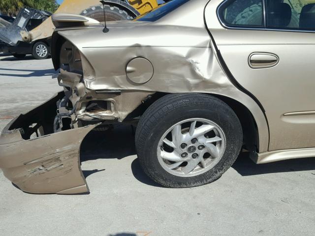 1G2NF52E74M558456 - 2004 PONTIAC GRAND AM S Qızıl foto 9