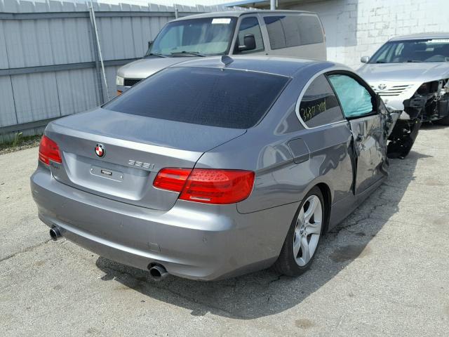 WBAKF9C51CE859377 - 2012 BMW 335 XI GRAY photo 4