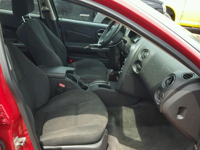2G2WP552081159599 - 2008 PONTIAC GRAND PRIX RED photo 5