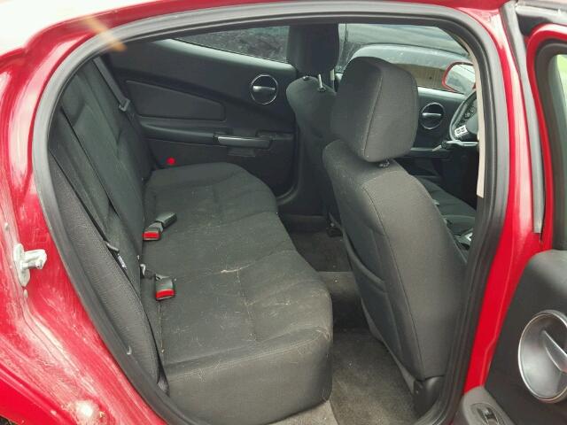 2G2WP552081159599 - 2008 PONTIAC GRAND PRIX RED photo 6