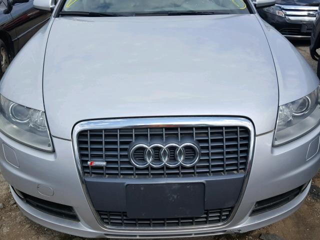 WAUDH74F98N152534 - 2008 AUDI A6 3.2 QUA SILVER photo 9