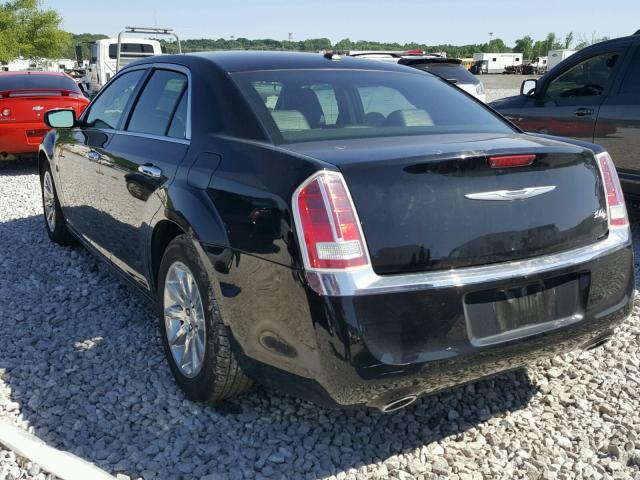 2C3CCAEG9DH606399 - 2013 CHRYSLER 300C BLACK photo 3