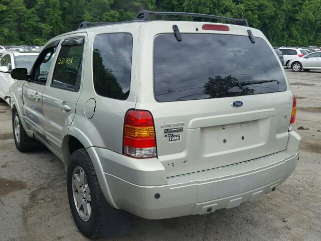 1FMYU94165KA95850 - 2005 FORD ESCAPE LIM GOLD photo 3