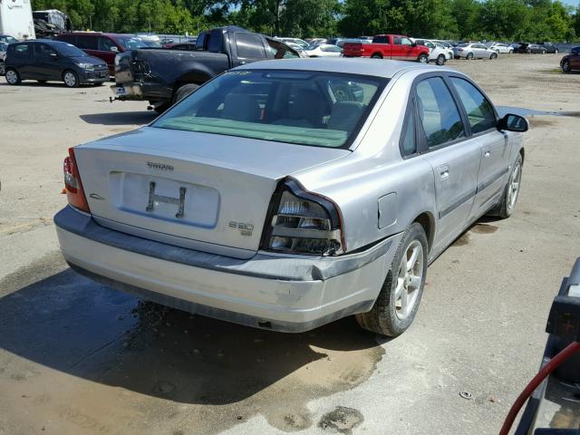 YV1TS92D821241002 - 2002 VOLVO S80 SILVER photo 4