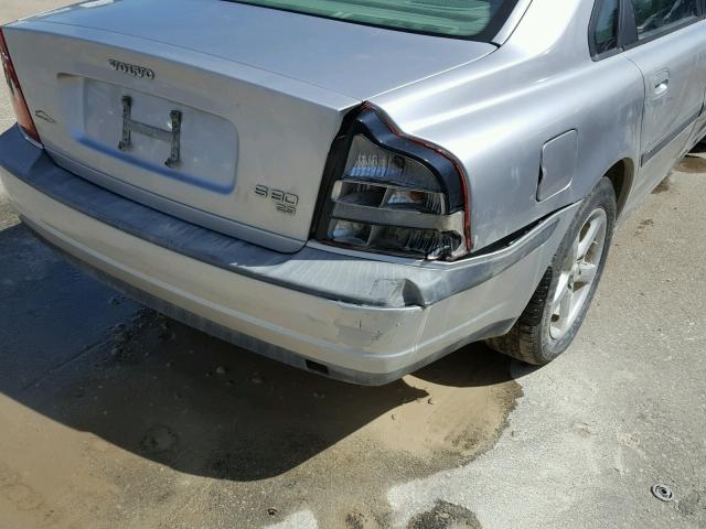 YV1TS92D821241002 - 2002 VOLVO S80 SILVER photo 9