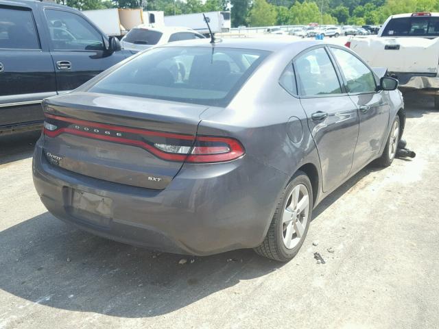 1C3CDFBB6GD660487 - 2016 DODGE DART SXT GRAY photo 4