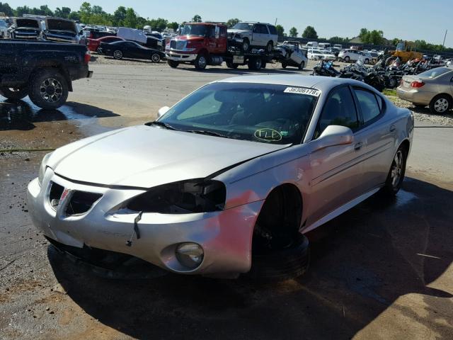 2G2WP552761180219 - 2006 PONTIAC GRAND PRIX SILVER photo 2