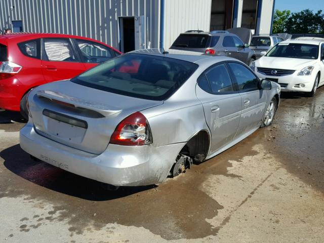 2G2WP552761180219 - 2006 PONTIAC GRAND PRIX SILVER photo 4