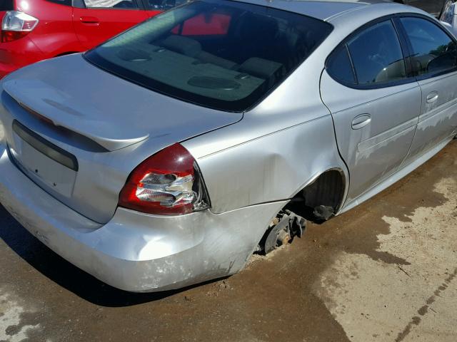 2G2WP552761180219 - 2006 PONTIAC GRAND PRIX SILVER photo 9