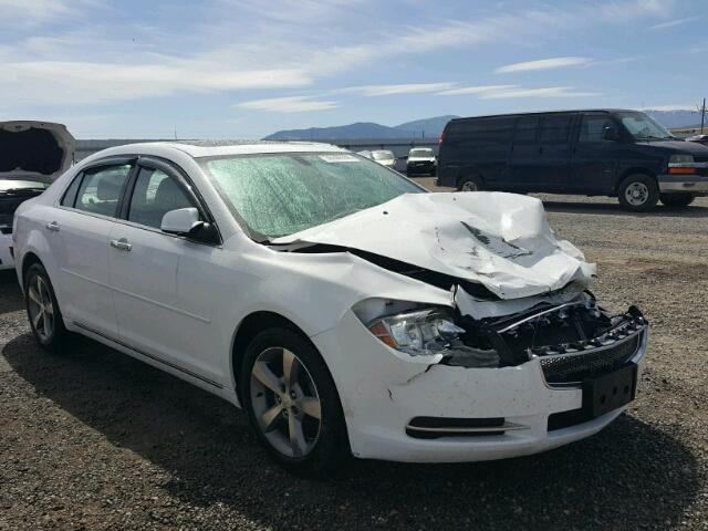 1G1ZC5E08CF167608 - 2012 CHEVROLET MALIBU 1LT WHITE photo 1