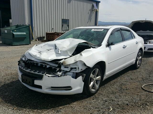 1G1ZC5E08CF167608 - 2012 CHEVROLET MALIBU 1LT WHITE photo 2