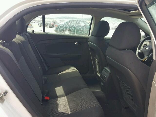 1G1ZC5E08CF167608 - 2012 CHEVROLET MALIBU 1LT WHITE photo 6