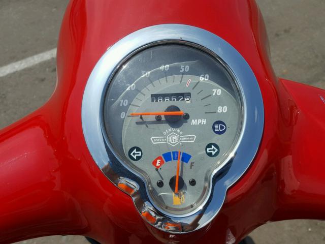 RFVPAC201G1017359 - 2016 GENUINE SCOOTER CO. BUDDY 125 RED photo 8