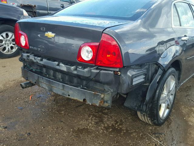 1G1ZC5E09CF316088 - 2012 CHEVROLET MALIBU 1LT ნაცრისფერი ფოტო 9