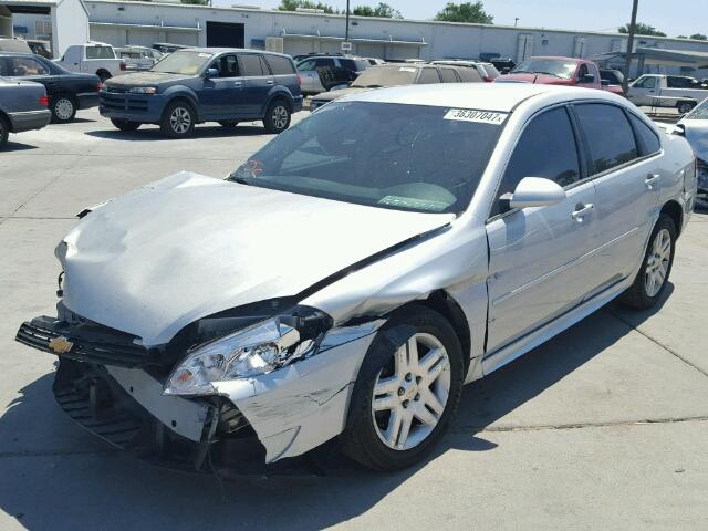 2G1WG5EK6B1244927 - 2011 CHEVROLET IMPALA LT SILVER photo 2