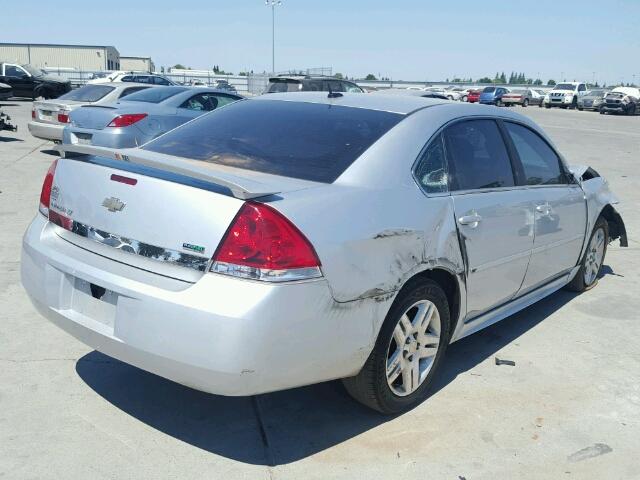 2G1WG5EK6B1244927 - 2011 CHEVROLET IMPALA LT SILVER photo 4