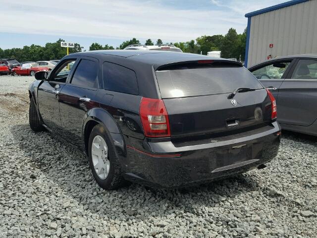 2D4FV48T15H534003 - 2005 DODGE MAGNUM SE BLACK photo 3