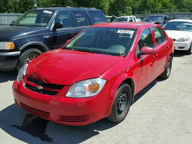 1G1AL58F287160698 - 2008 CHEVROLET COBALT LT RED photo 2