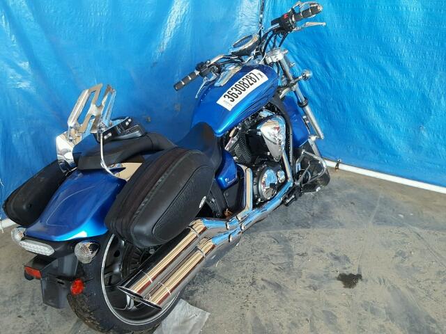 JYAVP33EXBA000316 - 2011 YAMAHA XVS1300 BLUE photo 4