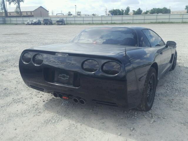 1G1YY12S145123159 - 2004 CHEVROLET CORVETTE Z BLACK photo 4