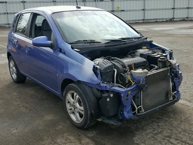 KL1TG66E19B381168 - 2009 CHEVROLET AVEO LT BLUE photo 1