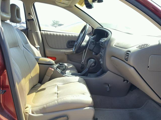 1G2WP52KX2F205251 - 2002 PONTIAC GRAND PRIX BURGUNDY photo 5