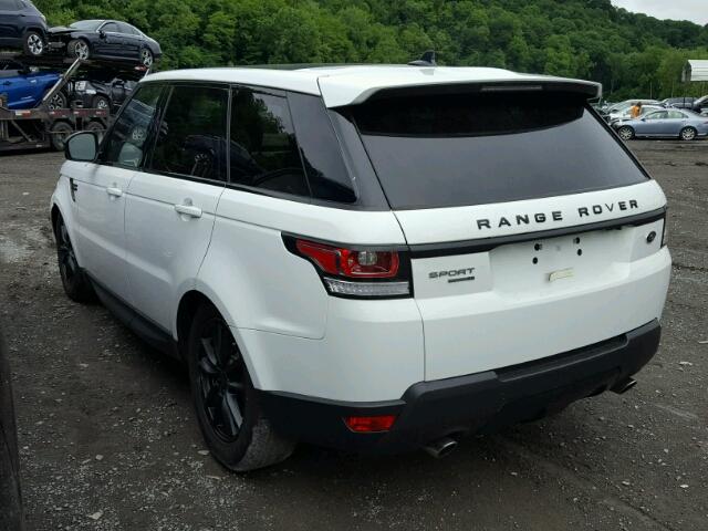 SALWG2PF6GA599351 - 2016 LAND ROVER RANGE ROVE WHITE photo 3