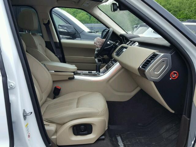 SALWG2PF6GA599351 - 2016 LAND ROVER RANGE ROVE WHITE photo 5