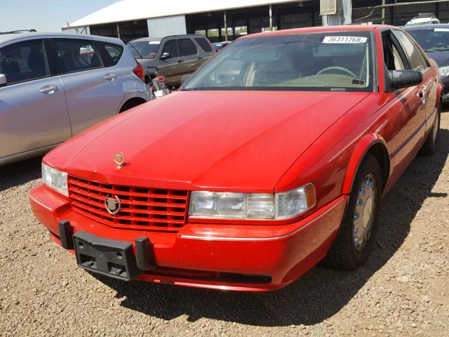 1G6KY53B7NU811115 - 1992 CADILLAC SEVILLE TO RED photo 2