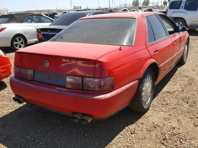 1G6KY53B7NU811115 - 1992 CADILLAC SEVILLE TO RED photo 4