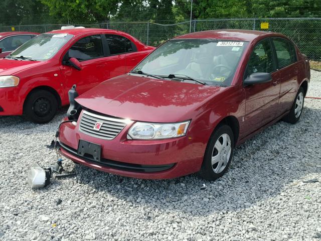 1G8AJ55F27Z107885 - 2007 SATURN ION LEVEL MAROON photo 2