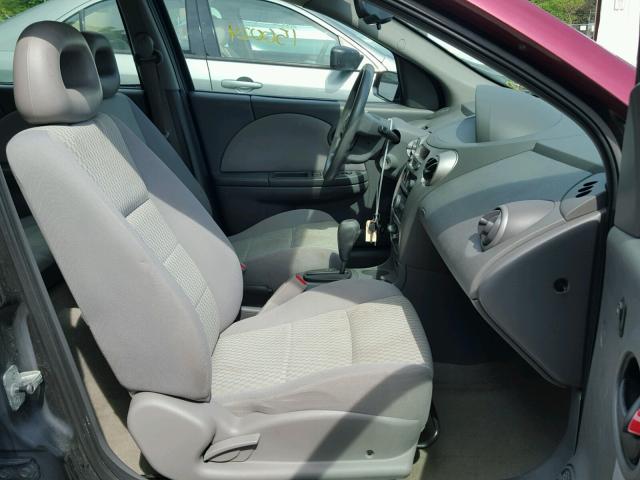 1G8AJ55F27Z107885 - 2007 SATURN ION LEVEL MAROON photo 5