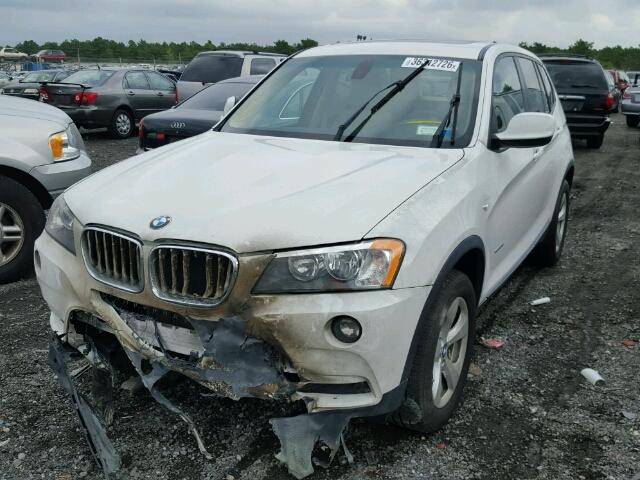 5UXWX5C57CL725638 - 2012 BMW X3 XDRIVE2 WHITE photo 2