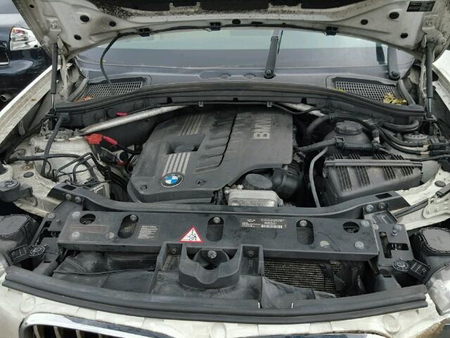 5UXWX5C57CL725638 - 2012 BMW X3 XDRIVE2 WHITE photo 7