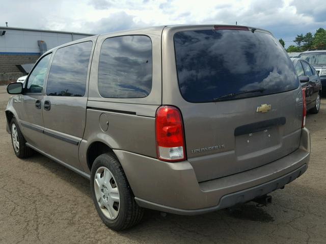 1GNDV23L16D203556 - 2006 CHEVROLET UPLANDER L 棕色 照片 3