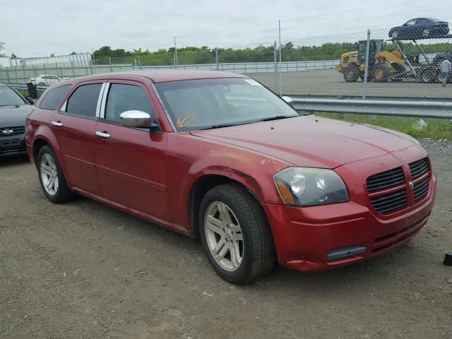 2D4FV48T55H642513 - 2005 DODGE MAGNUM SE RED photo 1