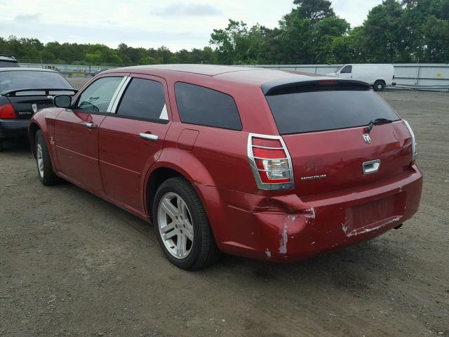 2D4FV48T55H642513 - 2005 DODGE MAGNUM SE RED photo 3