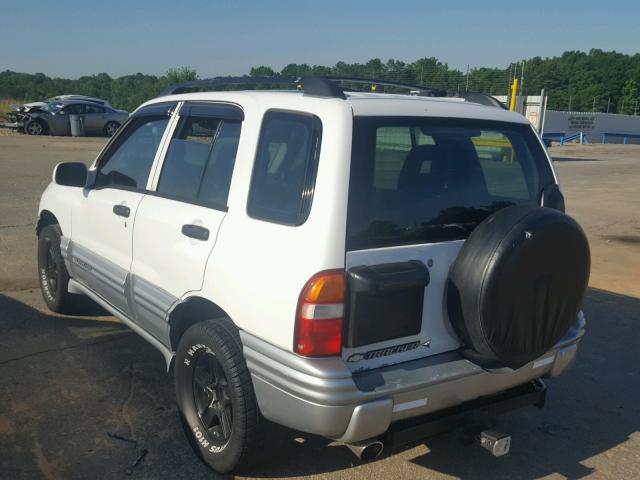 2CNBE634626902170 - 2002 CHEVROLET TRACKER LT WHITE photo 3