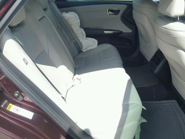 4T1BK1EB5EU101789 - 2014 TOYOTA AVALON BAS Qırmızı foto 6