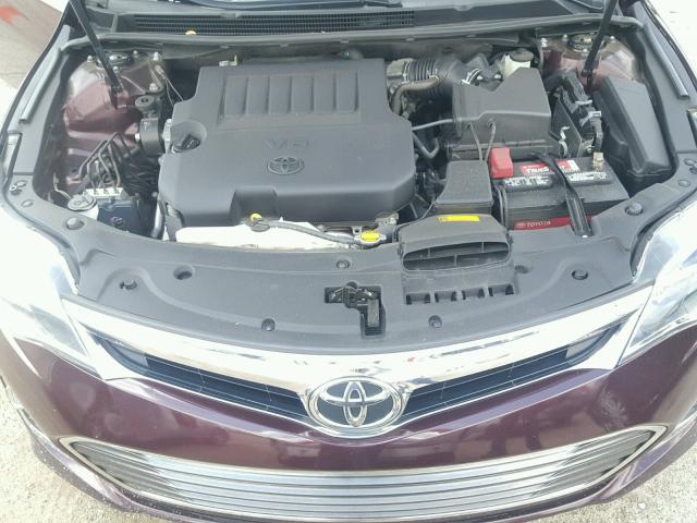 4T1BK1EB5EU101789 - 2014 TOYOTA AVALON BAS Qırmızı foto 7