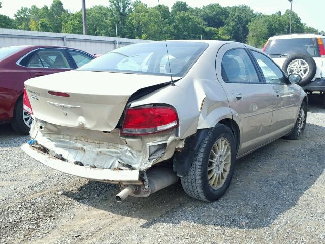 1C3EL46X86N149443 - 2006 CHRYSLER SEBRING GOLD photo 4