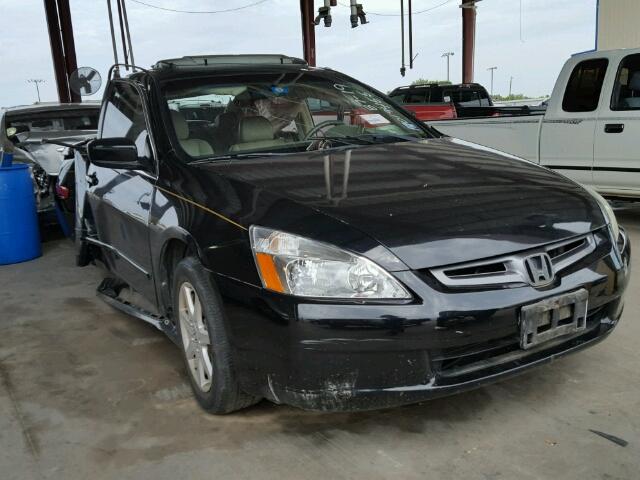 1HGCM66554A024884 - 2004 HONDA ACCORD EX BLACK photo 1