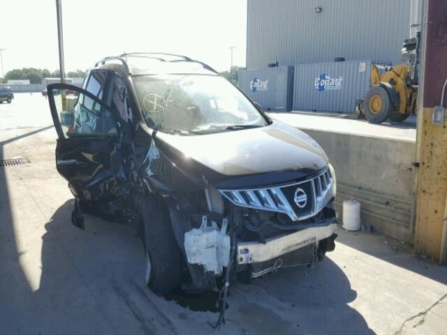 JN8AZ18W89W101889 - 2009 NISSAN MURANO S BLACK photo 1